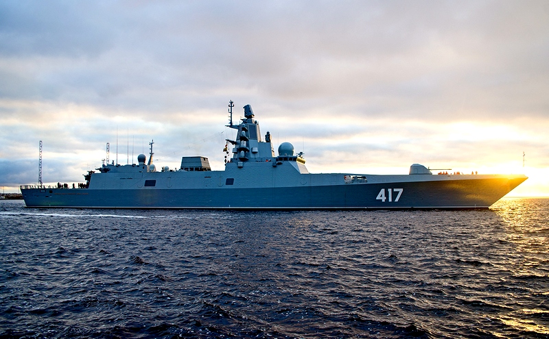 Фрегат «Адмирал Горшков» вышел в море для госиспытаний