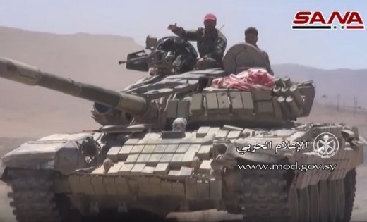В Сирии в боях снова отличились "вечные" уральские Т-72Б