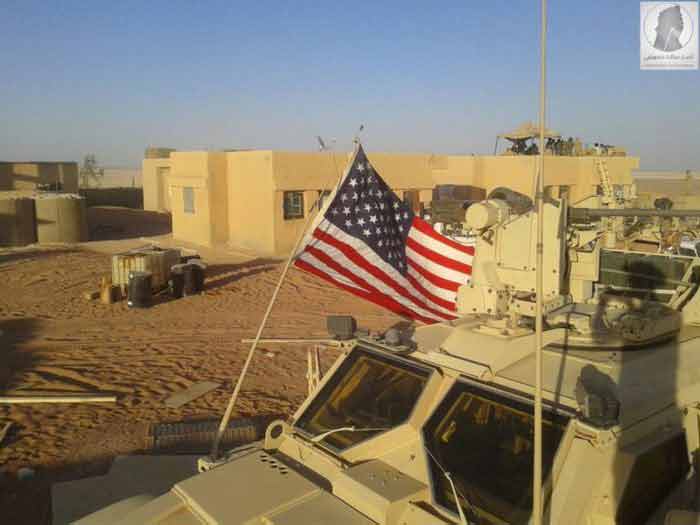 Американская база у сирийско-иракской границы