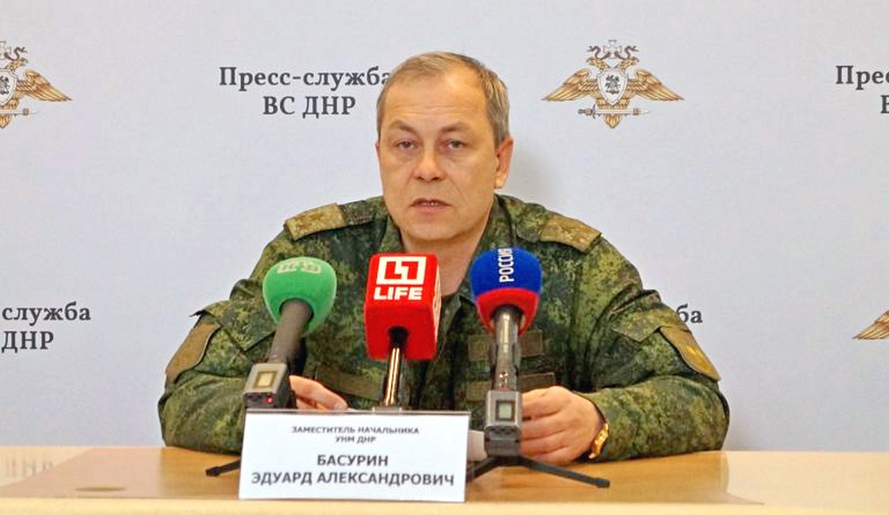 Эдуард Басурин: За сутки армия Порошенко 34 раза нарушила перемирие