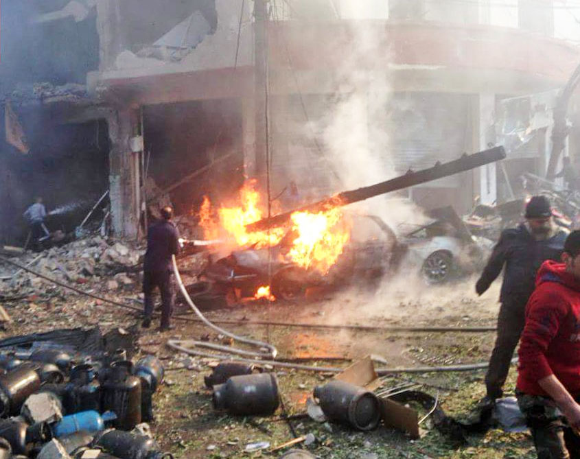 Сводка, Сирия: точечные удары ВВС САР, штурм авиабазы и смерть командира ИГ