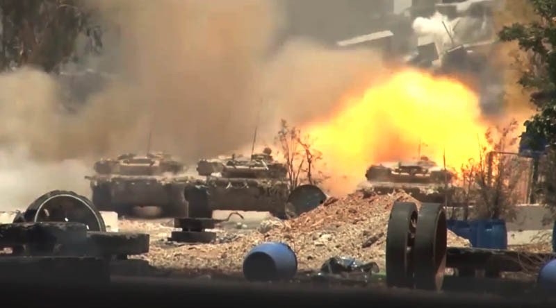 Битва за границу в Дамаске: наступление на САА и долгожданное подкрепление