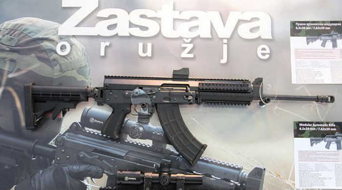 Модульная штурмовая винтовка от сербской компании Zastava Arms