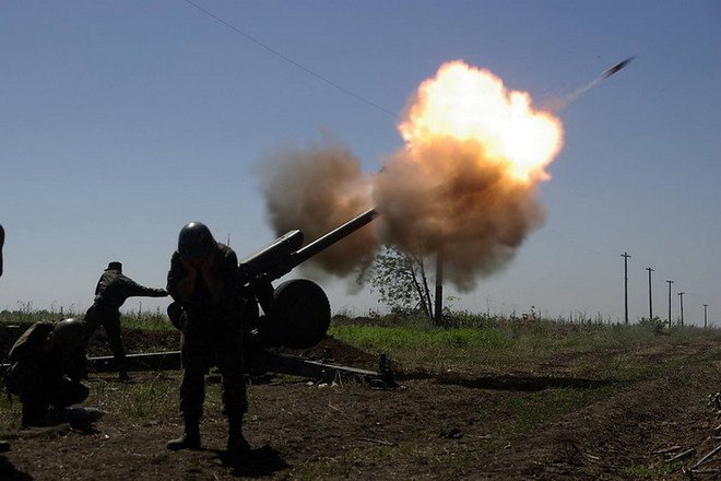 ВСУ сегодня в 4.55 обстреляли Первомайск из тяжелой артиллерии