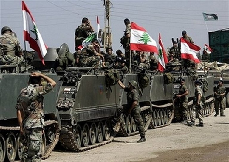 Ливанская армия вступает в ближневосточную войну
