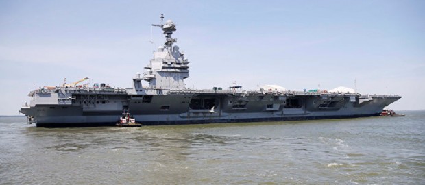 «Непотопляемый авианосец» Gerald Ford: США готовят свой флот к новой войне