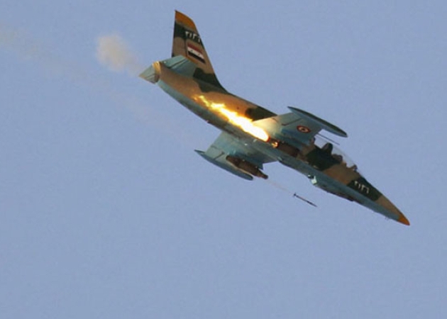 Массированный авиаудар: ВВС Сирии разнесли террористов под Дамаском