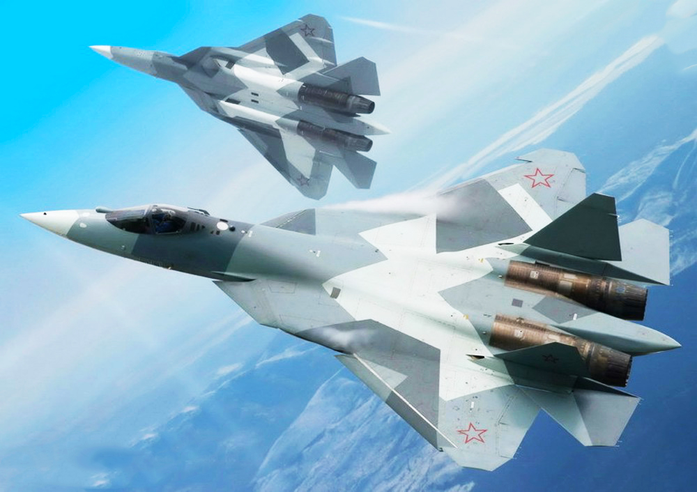 Эффектный перфоманс ПАК ФА: русские невидимки показали высший пилотаж