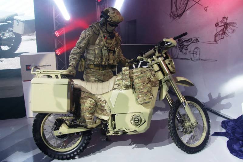 «Калашников» презентовал бесшумный мотоцикл для российского спецназа