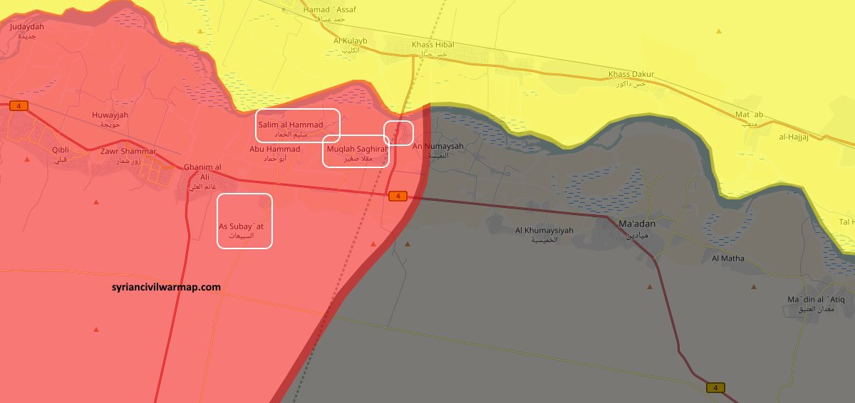 Сирийская армия возобновила наступление вдоль Евфрата в провинции Ракка