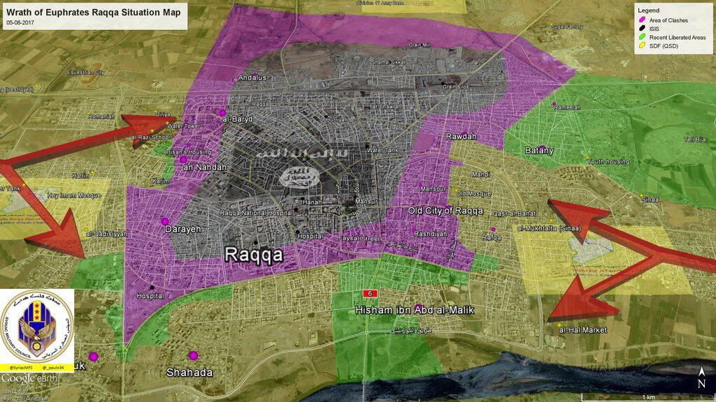 Курды взяли под контроль район Карим и южную часть Ракки