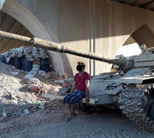 В Сирии замечен Т-72 с мощным тараном-разрушителем