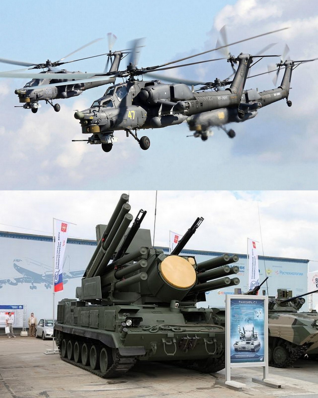 «Ночной охотник» vs «борзая»: в Кубинке покажут «бой» Ми-28Н и Панцирь-С