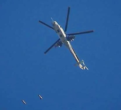 Сирийские ВВС обзавелись еще одним "летающим танком" - Ми-24П