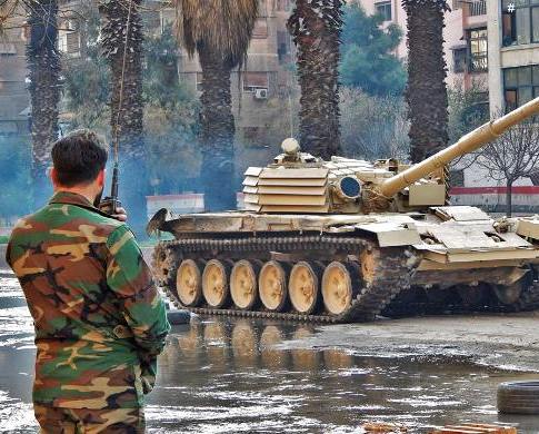 В Сирии Т-72М1 уверенно выдержал попадание американского TOW