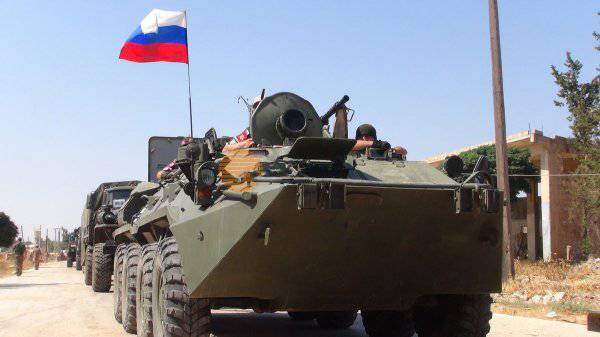 Колонна российской бронетехники вошла для защиты курдских районов Сирии