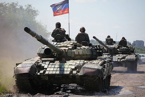 «Танковый кулак» ДНР в действии: ополченцы показали впечатляющие кадры