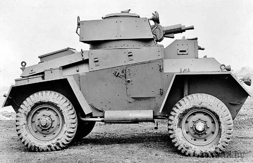 Первый британский бронеавтомобиль с цельносварным корпусом Guy Mk I