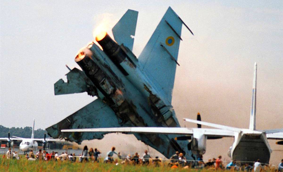 Разбившийся в Неваде Су-27 был куплен ВВС США на Украине