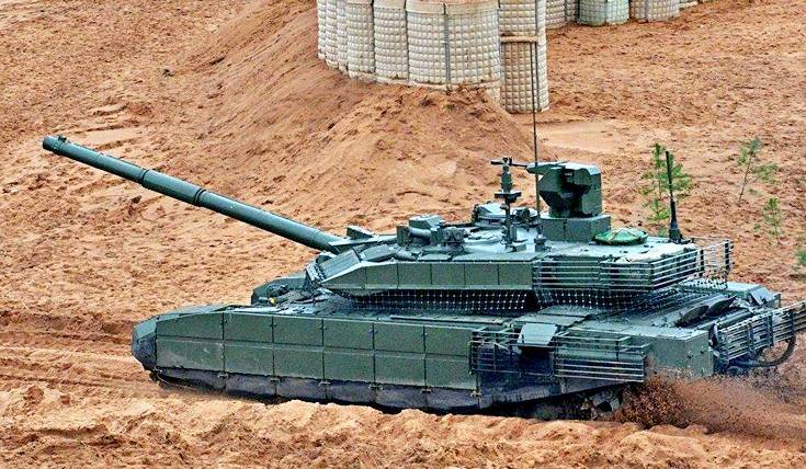 Новейшие танки Т-90М вышли на учения «Запад-2017»