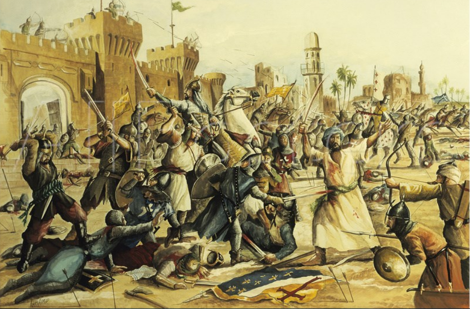 Луи IX и седьмой крестовый поход. Битва под Мансурой