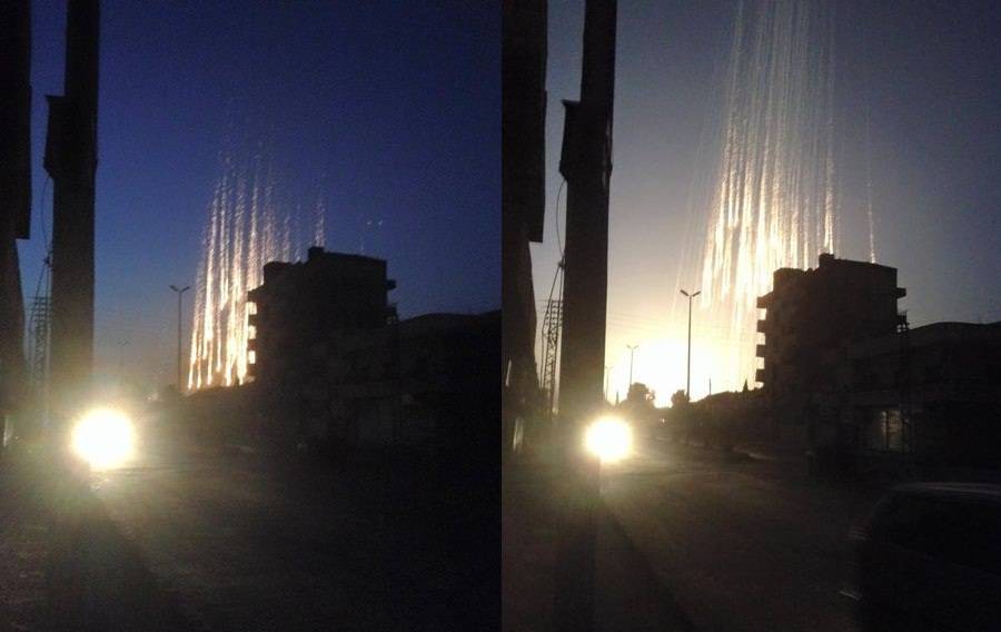 Сводка, Сирия: коалиция атакует Ракку снарядами с белым фосфором