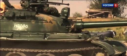 Евфрат форсировали недавно прибывшие в Сирию танки Т-62