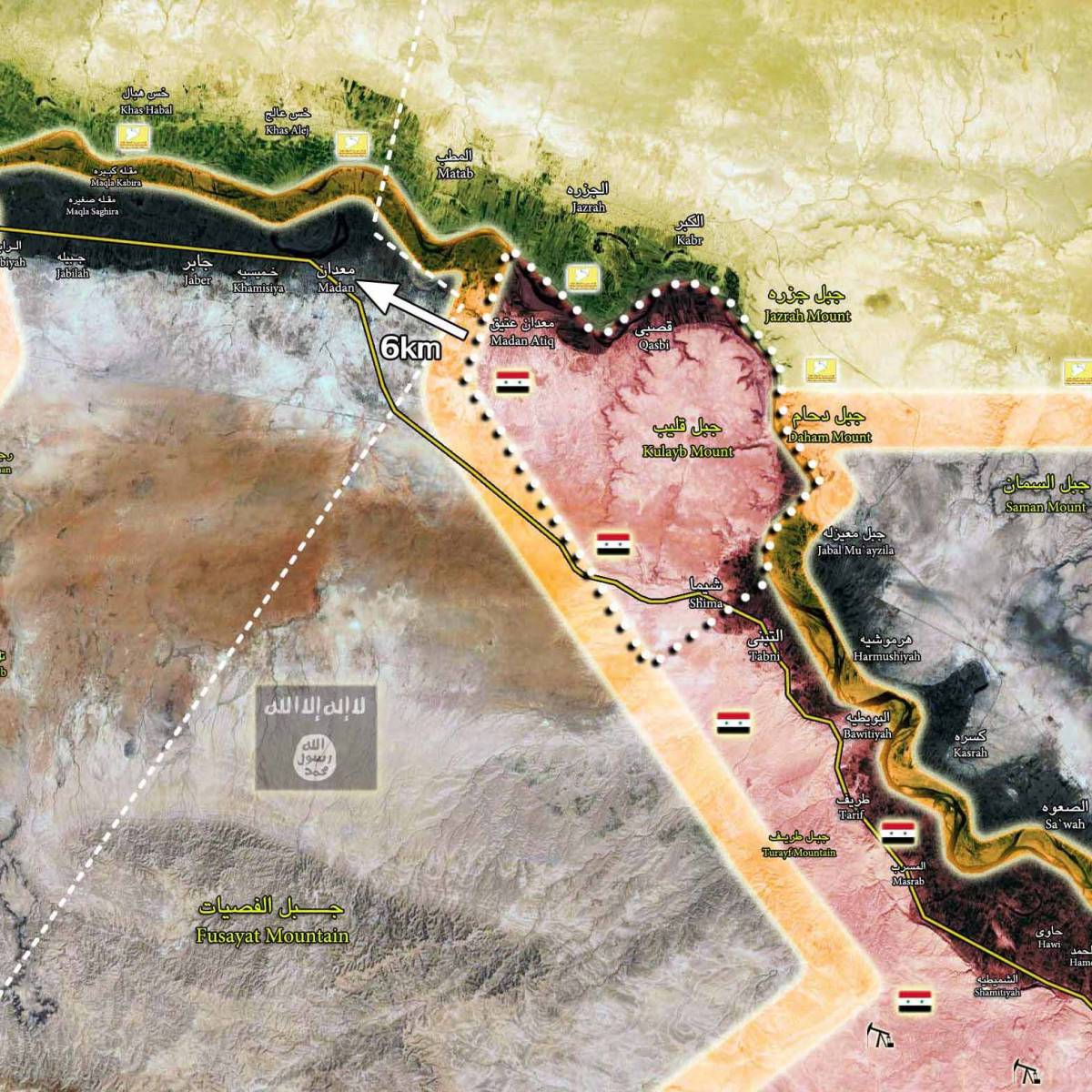 Сирийская армия вышла к границе провинций Дейр-эз-Зор и Ракка