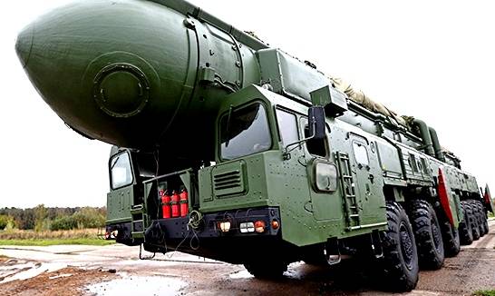 Ракетные войска провели пуск баллистической ракеты «Тополь»
