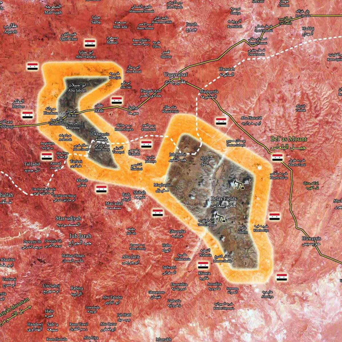 Сирийская армия рассекла "Акербатский котел" на две части
