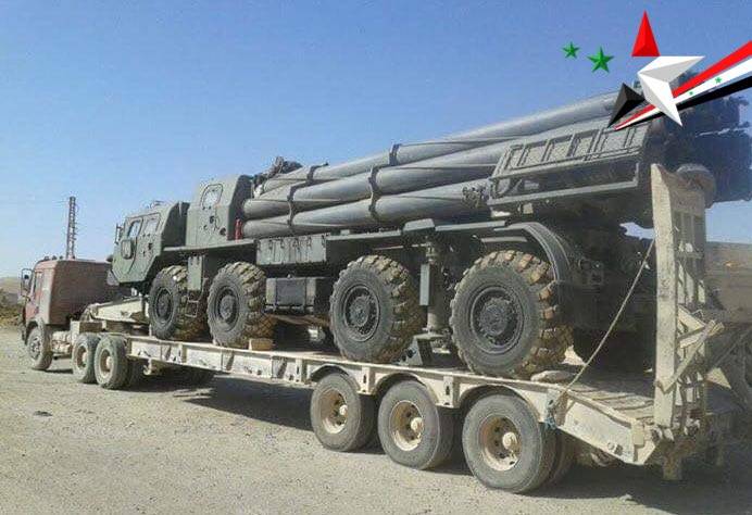В Сирии вышла из строя реактивная установка БМ-30 "Смерч"?