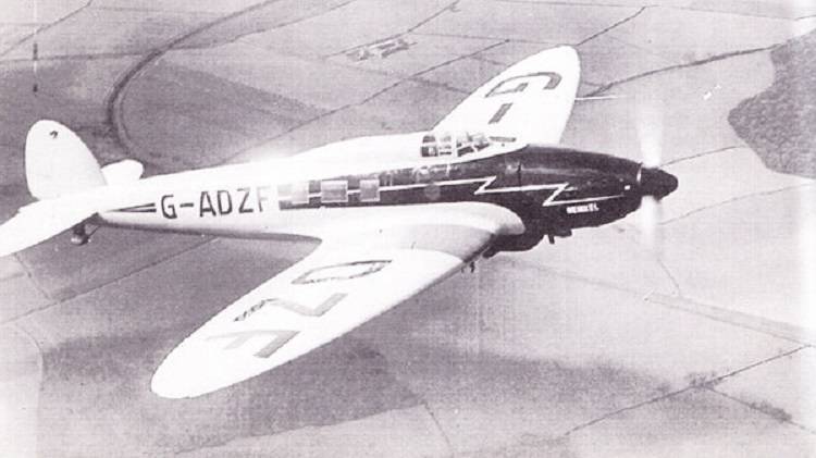 Пассажирский самолет Heinkel He 70 как образец для подражания