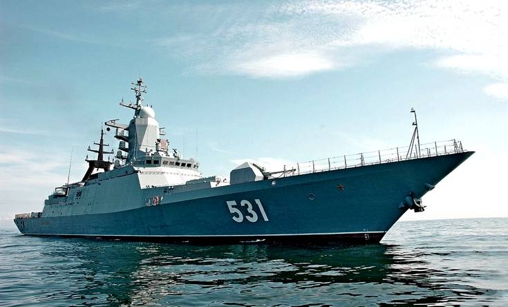 Отряд российских кораблей вошел в Средиземное море