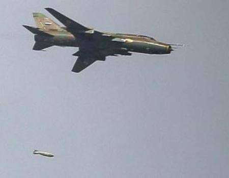 Сирийские ВВС активно применяют смертоносные Су-22