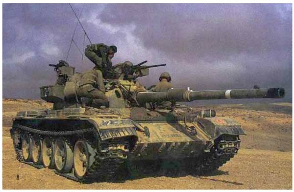 Советские танки Т-55 в армии Израиля