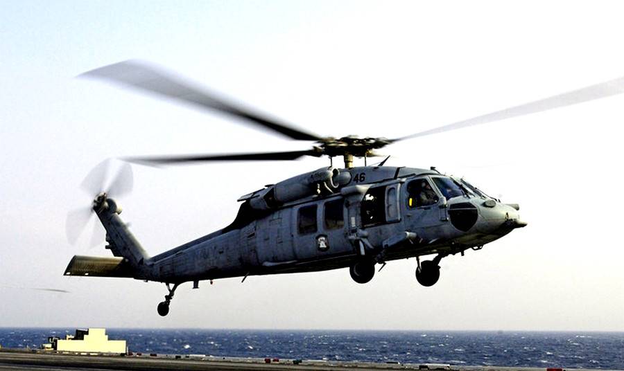 Вертолет ВМС США рухнул на палубу авианосца «Рональд Рейган»