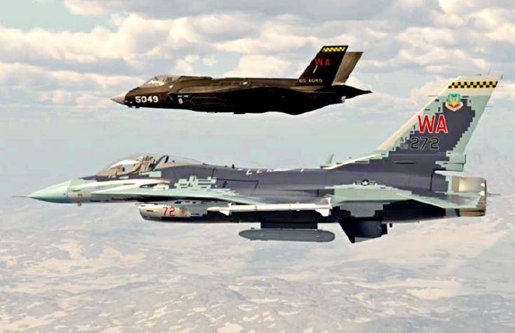 Американский истребитель F-16C станет похож на Cу-57