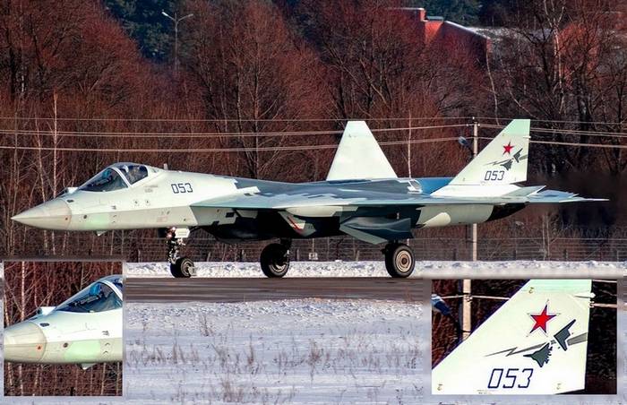 Один из бортов Су-57 используется в интересах разработки БПЛА «Охотник»