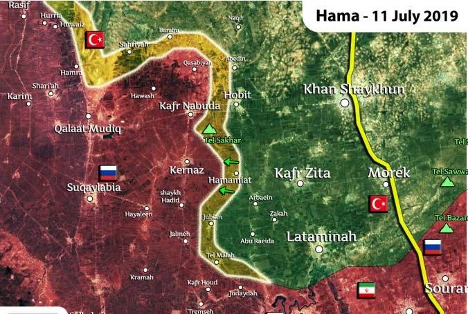 Новая карта боевых действий: сложная боевая операции САА в Хамамияте