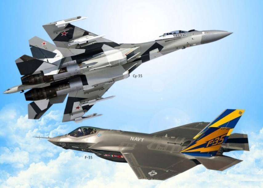 F-35 против Су-35: NI подсказал ВВС США сценарий спасения от истребителя РФ