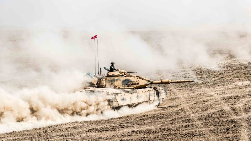Турция уничтожила дрон, принадлежавший SDF, и захватила тяжелое вооружение