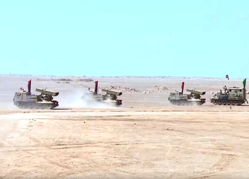 Военный раритет: очень редкие тягачи АТС-59 замечены в армии Египта