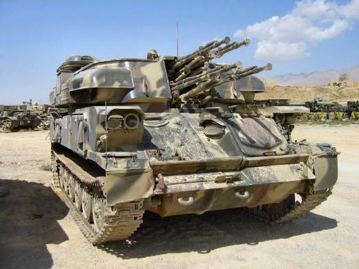 ВВС Израиля уничтожили ЗСУ "Шилка" и 5 других единиц военной техники САР