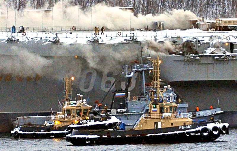 «Адмирал Кузнецов» погибает не в бою, а из-за всеобщего разгильдяйства