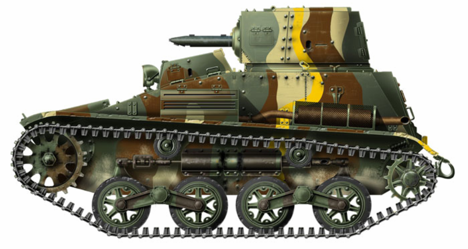 Японский «бронированный боб» - мини-танк Тип «94 Te-Ke»