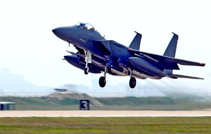 У берегов Британии найдено тело пилота разбившегося американского F-15