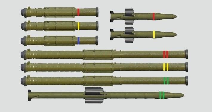 Тридцать шесть унифицированных боеприпасов для ракетного танка