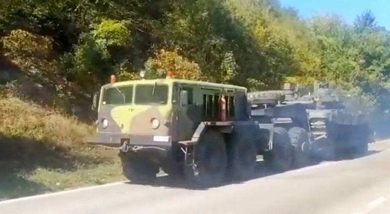 Т-72МС "Белый орел" сербской армии прикрыли границу с Косово