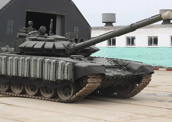 23 новых танка Т-72Б3М поступили в Калининградскую область
