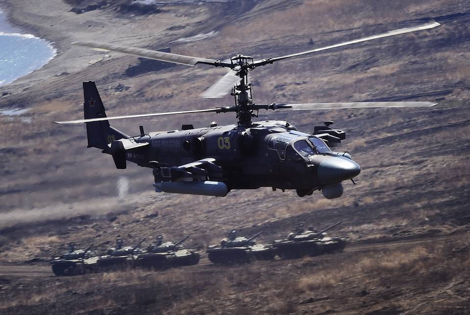 Современное оснащение обеспечивает успех армейской авиации России